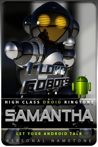 samantha nametone droid Android Lifestyle