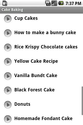 Cake Baking Android Lifestyle