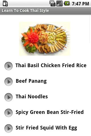 Learn To Cook Thai Style Android Lifestyle