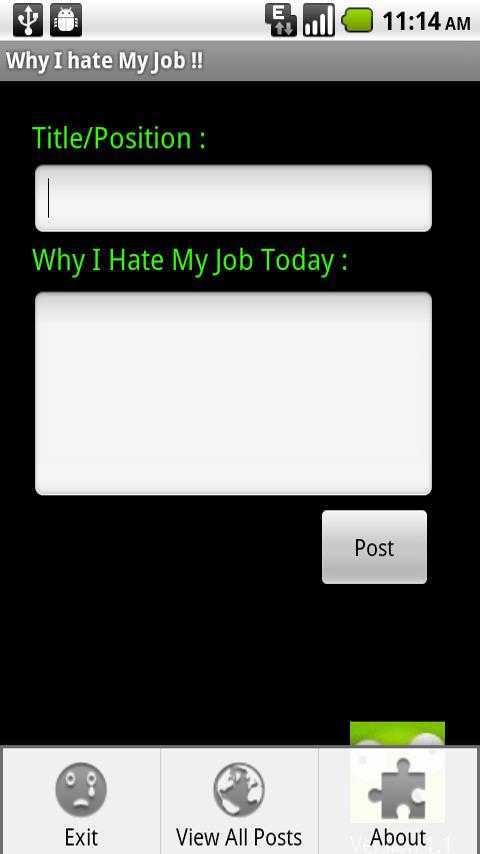 Why I hate My Job Android Lifestyle