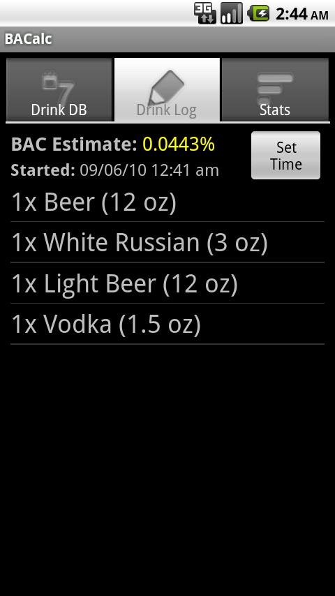 BACalc Android Lifestyle