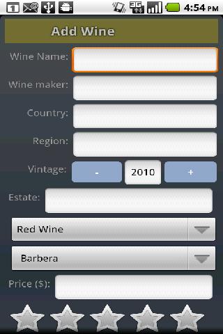 myWineCatalog Android Lifestyle