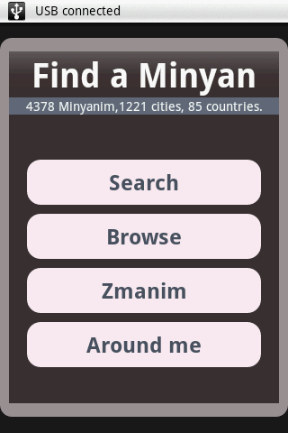 Find a Minyan Android Lifestyle