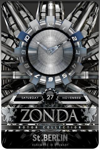 ZONDA clock widget theme Android Lifestyle