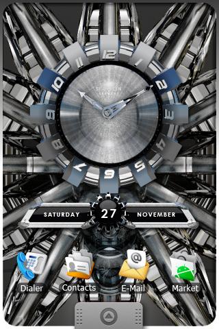 ZONDA clock widget theme Android Lifestyle