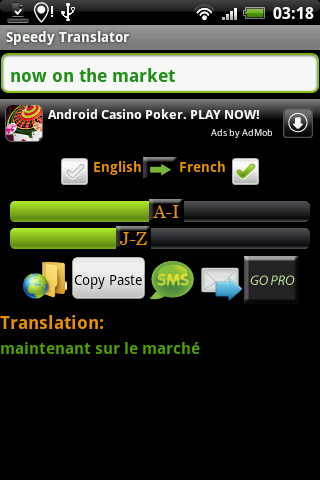 Speedy Translator Android Lifestyle