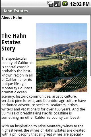 Hahn Family Wines Android Lifestyle