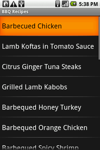 BBQ Recipes Android Lifestyle