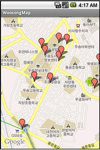 WoosongMap Android Lifestyle