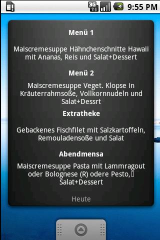 Uni Koblenz Mensa Widget Android Lifestyle