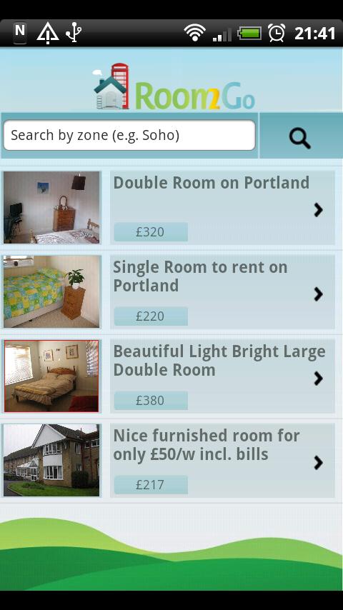 Room2go UK Android Lifestyle