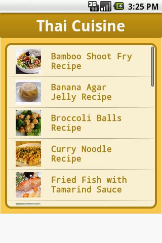 Recipe Thai Food_Z Android Lifestyle