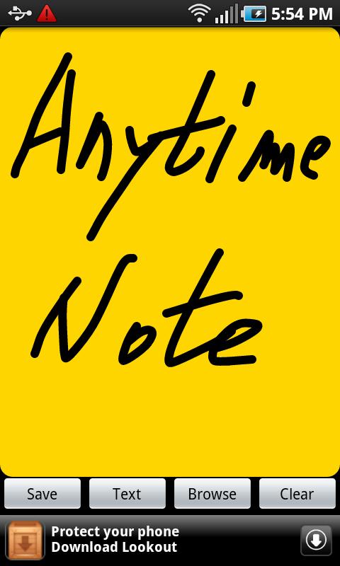 Anytime Note Android Lifestyle