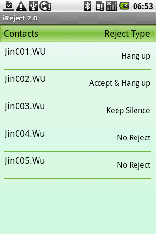 iReject(reject/hang up call ) Android Lifestyle