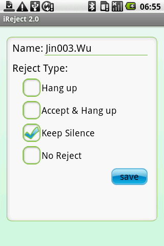 iReject(reject/hang up call ) Android Lifestyle