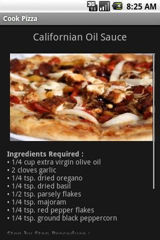 Cook Pizza Android Lifestyle