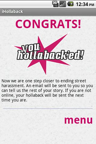 Hollaback! Android Lifestyle