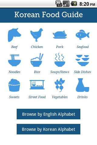 Korean Food Guide Android Lifestyle