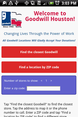 Find Goodwill Houston Android Lifestyle