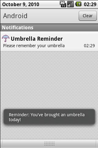 My Umbrella! Android Weather