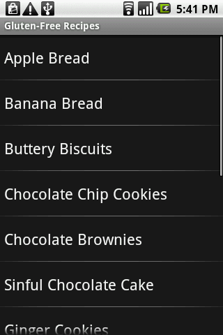 Gluten-Free Recipes Android Lifestyle