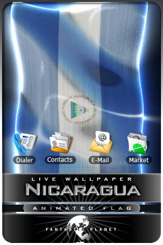 NICARAGUA LIVE FLAG Android Lifestyle
