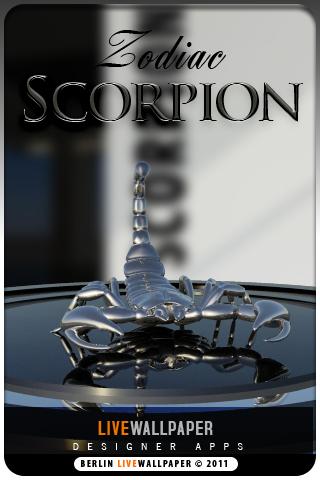 SCORPION Live wallpapers . Android Lifestyle