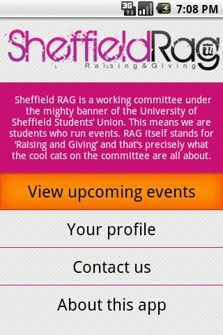 Sheffield RAG Android Lifestyle