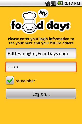 myFoodDays Android Lifestyle