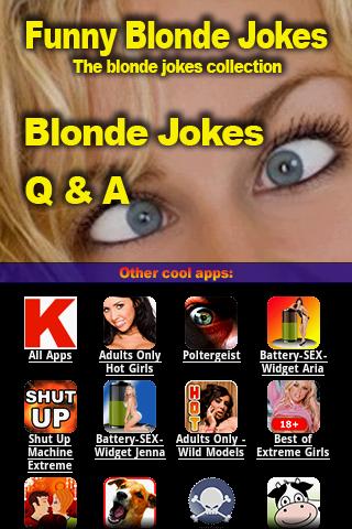 Funny Blonde Jokes Android Lifestyle