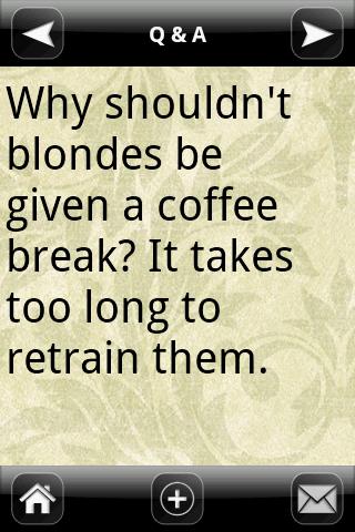 Funny Blonde Jokes Android Lifestyle