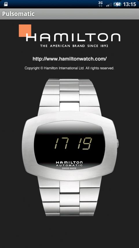 Hamilton Watch Pulsomatic Android Lifestyle
