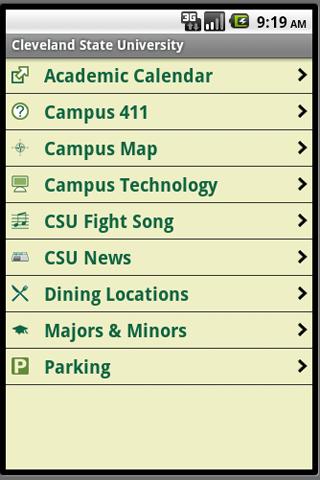 Cleveland State University Android Lifestyle