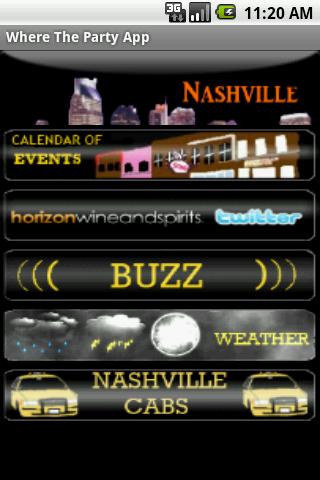 Where The Party App, Nashville Android Lifestyle