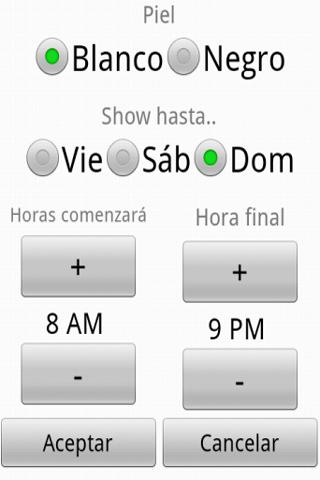 Horario Spread! Android Lifestyle