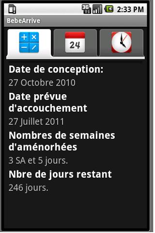 Bébé Arrive Android Lifestyle