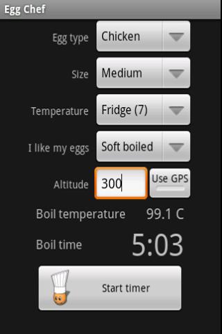 Egg Boil Chef Android Lifestyle
