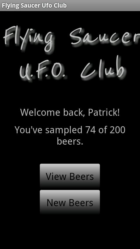 Flying Saucer U.F.O. Club Android Lifestyle