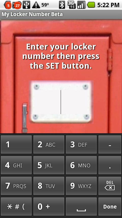My Locker Number Android Lifestyle