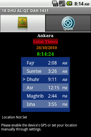 Salat Times Android Lifestyle