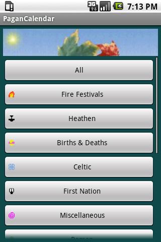 Pagan Calendar Android Lifestyle