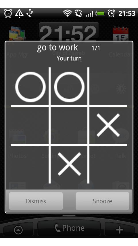 Tic Tac Toe Alarm Clock Lite Android Lifestyle