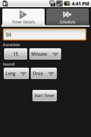 Meditation Support Timer