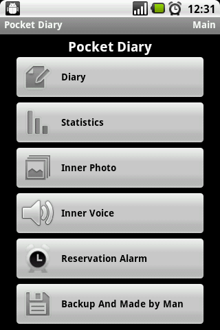Pocket Diary Android Lifestyle