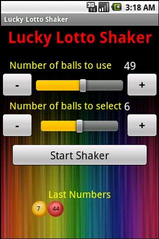 Lucky Lotto Shaker Android Lifestyle