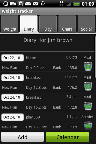 WeightTracker Android Lifestyle