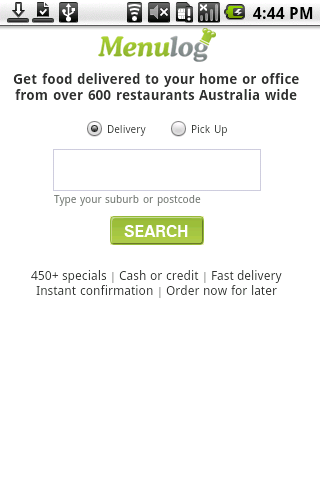 Home Delivery & Takeaway Android Lifestyle