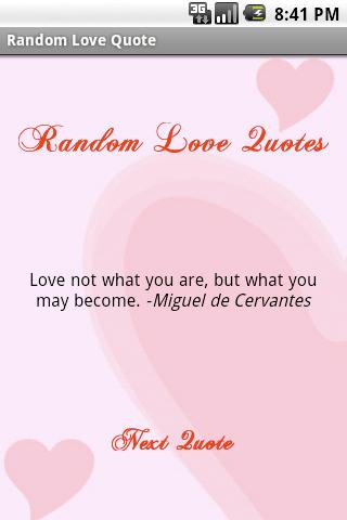 Random Love Quote Android Lifestyle