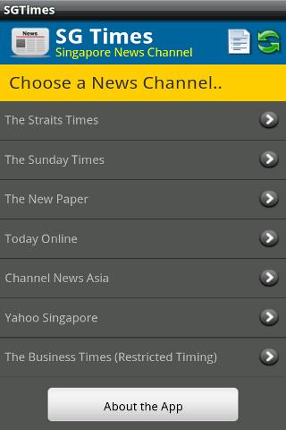 SGTimes News Channel V2 Android News & Weather