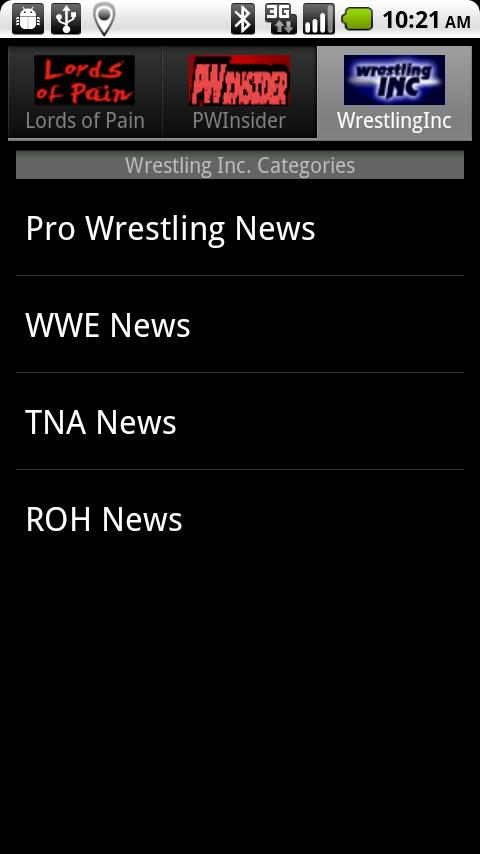 Wrestling News (Ad-Free) Android News & Weather